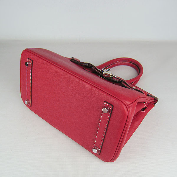 Replica Hermes Birkin 30CM Togo Leather Bag Red 6088 On Sale